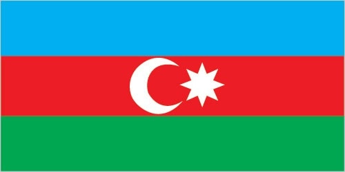 Drapeau d'Azerba&iuml;djan par Graham Bartram