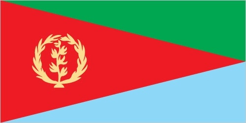 Drapeau d'Erythr&eacute;e par Graham Bartram
