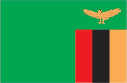 Drapeau de Zambie par Graham Bartram